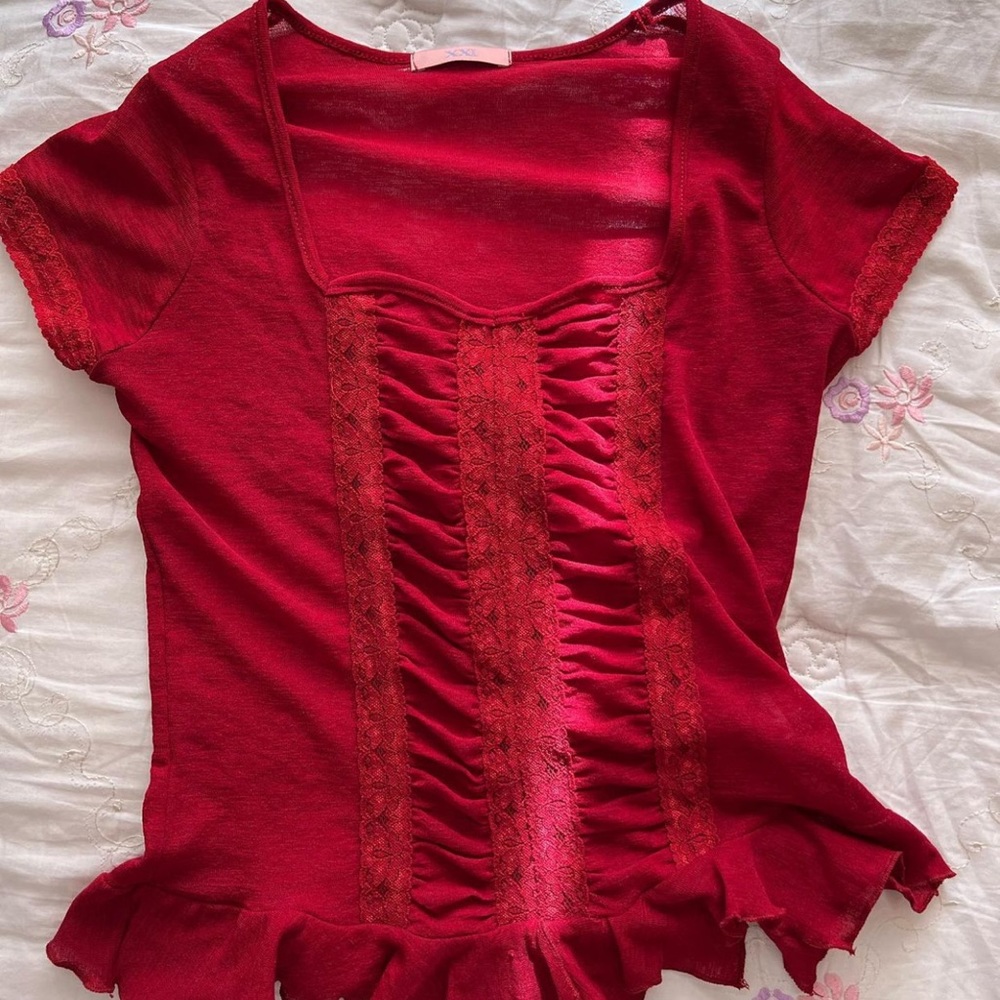 vintage forever 21 lace top